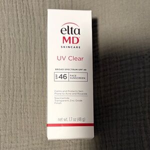 EltaMD UV Clear SPF 46 Face Sunscreen - White and Red